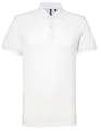 Heren Polo Asquith & Fox Polycotton Wit